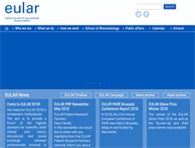 Tablet Screenshot of eular.org
